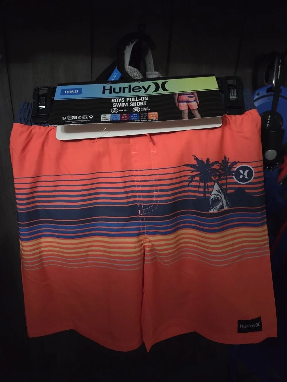 Hurley boys' pull-on swim shorts